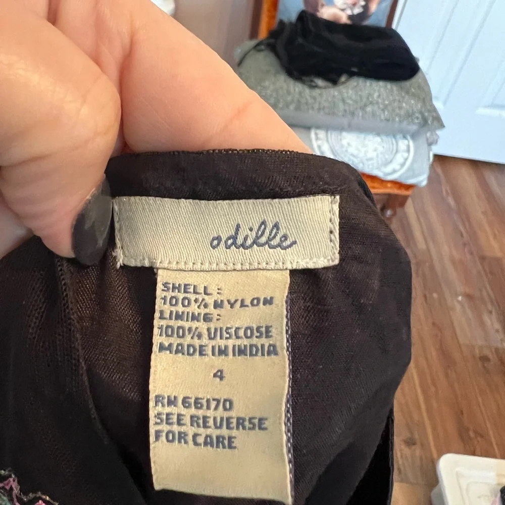 Vintage Athropologie Embroidered Skirt - Women’s size 4 - Picture 8 of 8